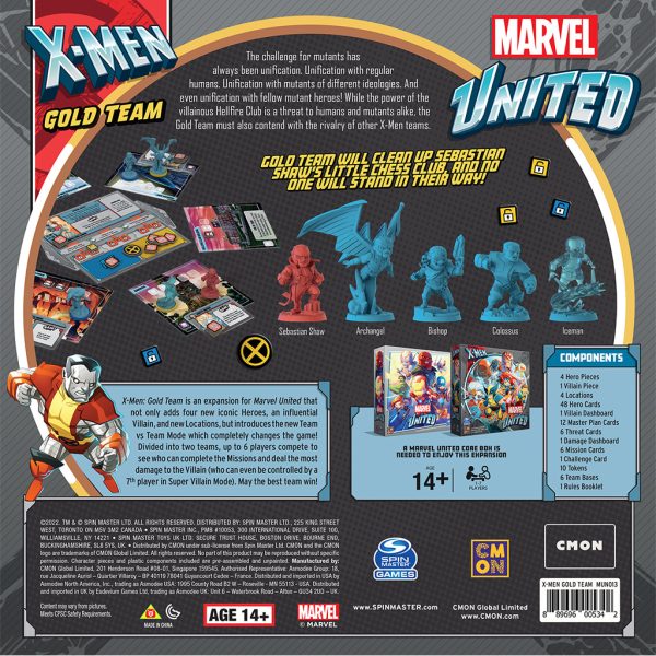 Product Image for  Marvel United: X-Men Gold Team