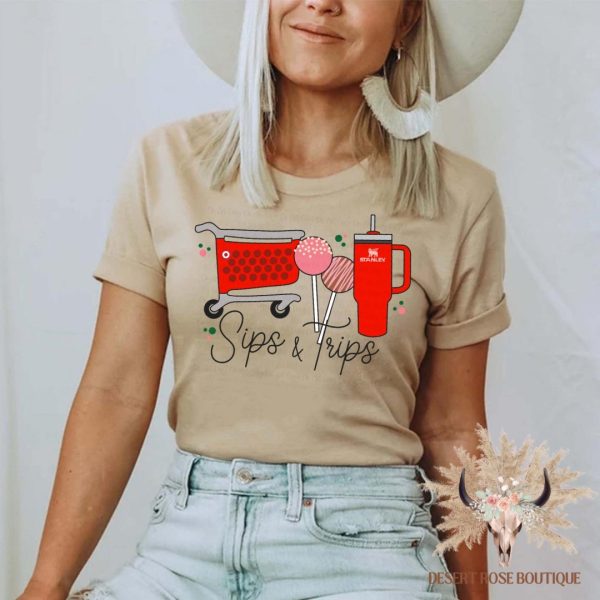Product Image for  Sips and Trips T-Shirt