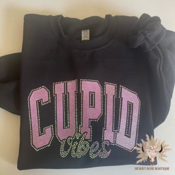 Product Image for  Cupid Vibes Rhinestone Crewneck