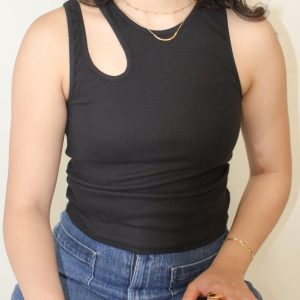Product Image for  Black Asymmetrical Top