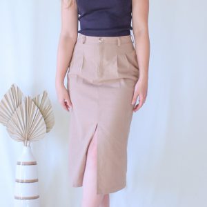 Product Image for  Taupe Pleated Skirt