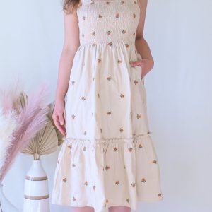 Product Image for  Flower Embroidery Midi Dress