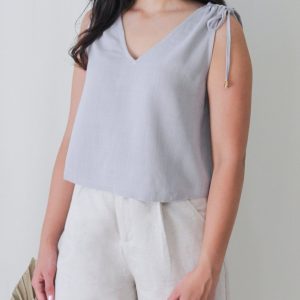 Product Image for  Blue Linen Top