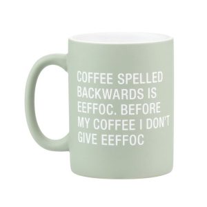 Product Image for  Coffee Spelled Backwards Mug