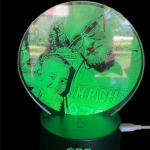 Product Image for  PERSONAL PHOTO LED Acrylic Light w/multi colored base