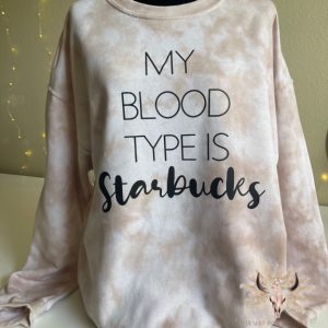 Product Image for  My Blood Type Is Starbucks Crewneck