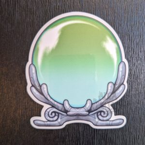 Product Image for  Crystal Ball Sticker – Clear Vinyl Sticker