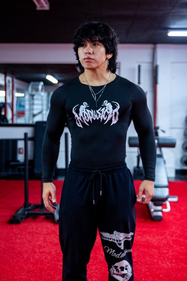 Product Image for  “Deadly” Compression Long Sleeve T-Shirt Black