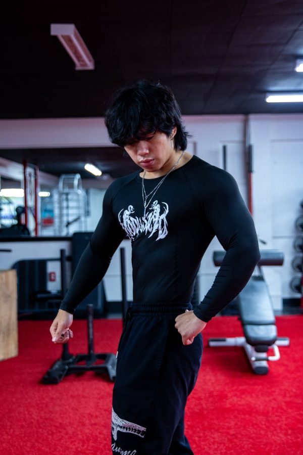 Product Image for  “Deadly” Compression Long Sleeve T-Shirt Black