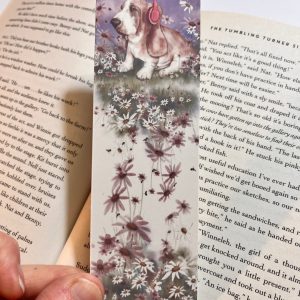 Product Image for  Bassett Spring Bookmark Basset Hound Dog Lover Dog Mom Dog Dad