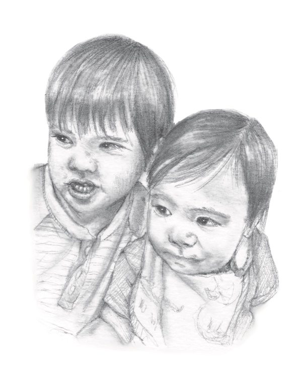 Product Image for  Custom Hand Drawn Portrait from Photo, Personalized Wall Art Portrait, hand drawn portraits, custom pencil, personalized gift