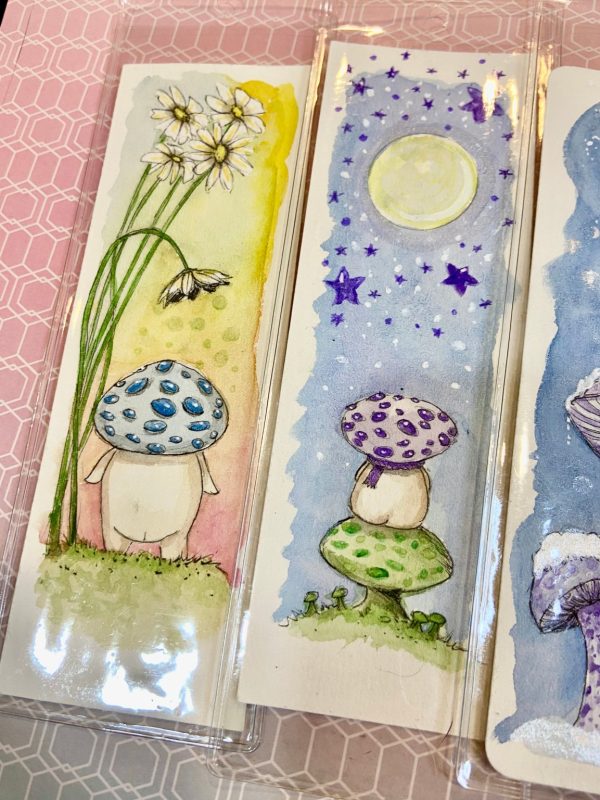 Product Image for  Hand painted Mushroom Sprite Bookmark Whimsical Charm Book Lovers