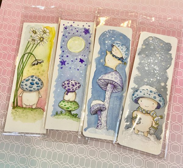 Product Image for  Hand painted Mushroom Sprite Bookmark Whimsical Charm Book Lovers