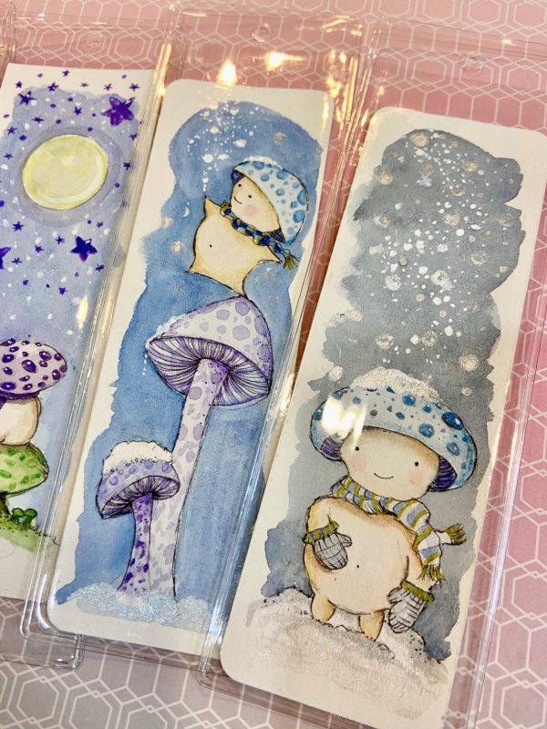 Product Image for  Hand painted Mushroom Sprite Bookmark Whimsical Charm Book Lovers