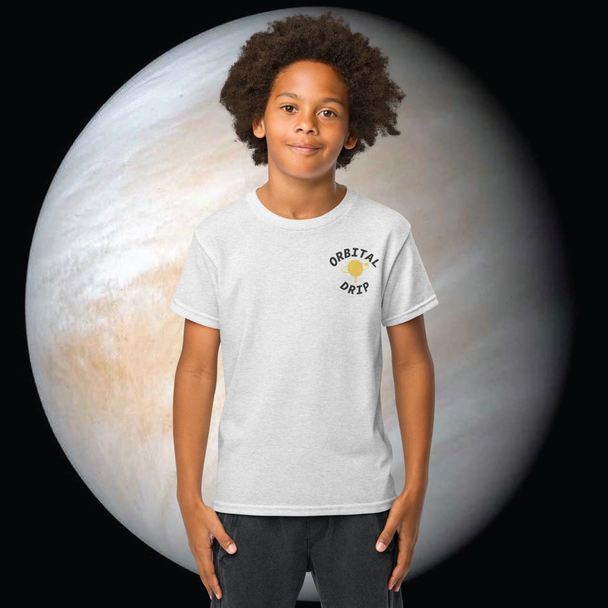 Downloaded from Shopify for use with Vendor ID (482) and Product ID (8523029577894). Product Image for Venus | Tee (Youth)