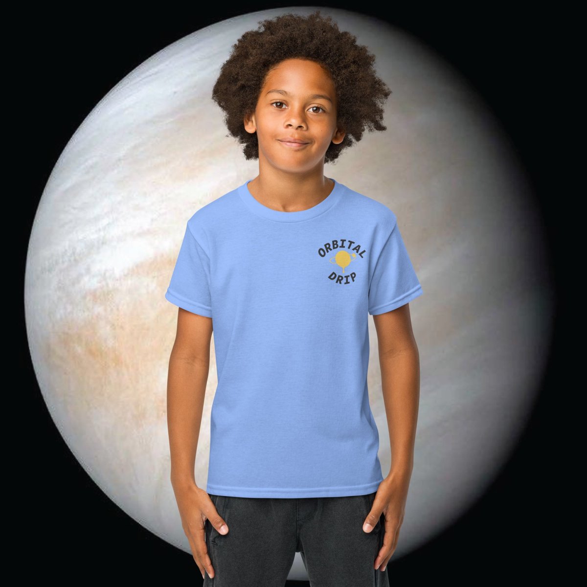 Downloaded from Shopify for use with Vendor ID (482) and Product ID (8523029577894). Product Image for Venus | Tee (Youth)